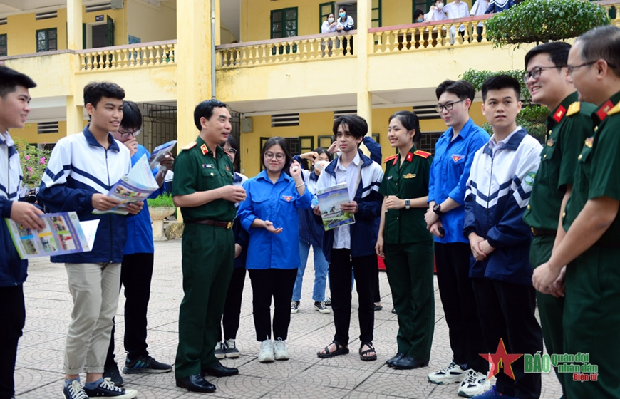 Năm 2023, học viện, nhà trường Quân đội tuyển sinh hơn 4.300 chỉ tiêu